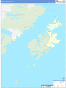 Kodiak Island Borough (County), AK Digital Map Basic Style